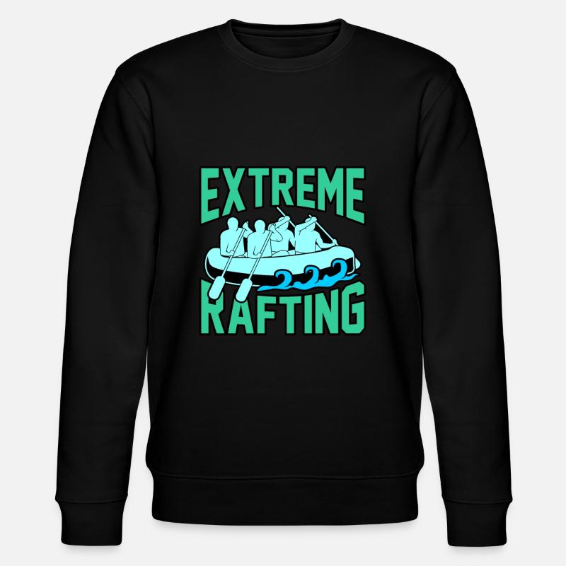 Extreme rafting - Stanley/Stella CHANGER Unisex Organic Sweatshirt - black