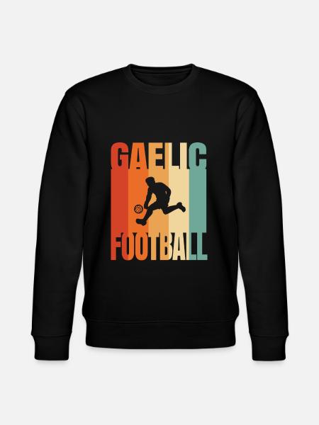 Gaelic football - Stanley/Stella CHANGER Unisex Organic Sweatshirt - black