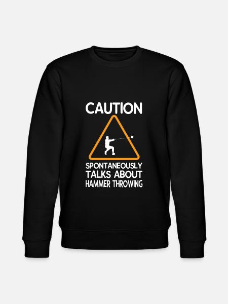 Hammer throw - Stanley/Stella CHANGER Unisex Organic Sweatshirt - black