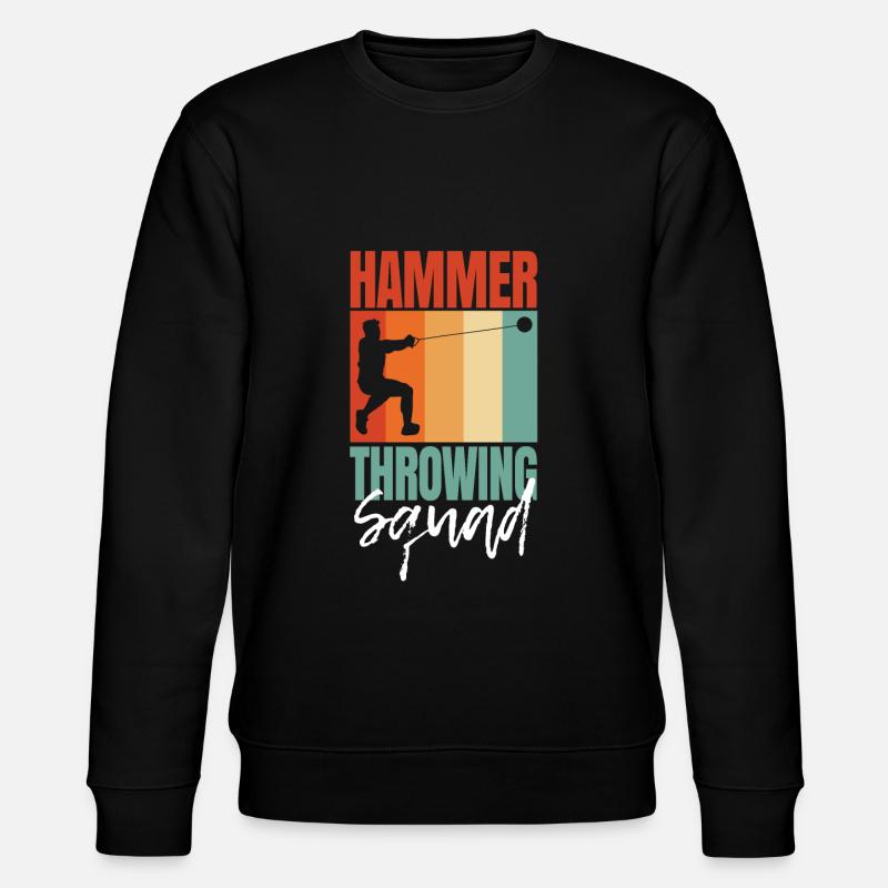 Hammer throw - Stanley/Stella CHANGER Unisex Organic Sweatshirt - black