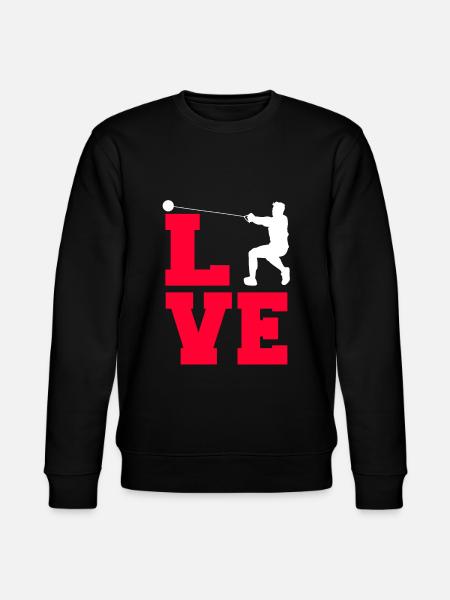 Hammer throw - Stanley/Stella CHANGER Unisex Organic Sweatshirt - black