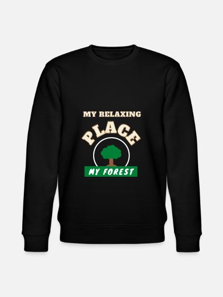 my place of relaxation: - Stanley/Stella CHANGER Unisex Organic Sweatshirt - black