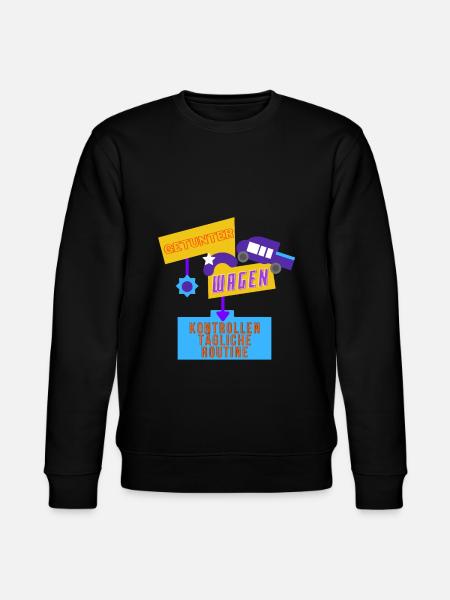 Kontrollen tägliche Routine - Stanley/Stella Unisex Bio-Sweatshirt CHANGER - Schwarz