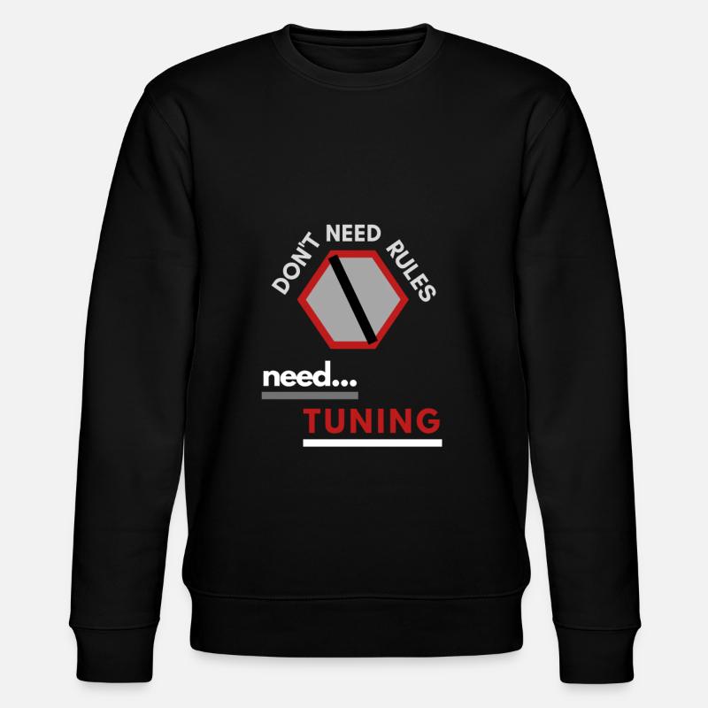 keine Regeln müssen angepasst werden - Stanley/Stella Unisex Bio-Sweatshirt CHANGER  - Schwarz