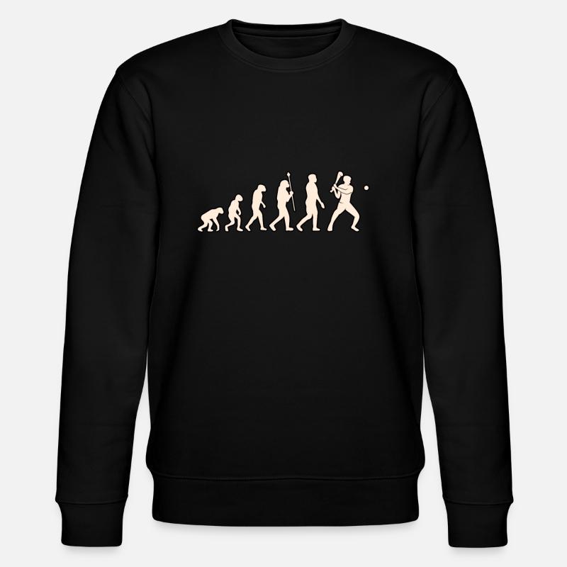 Hurling evolution - Stanley/Stella Unisex Bio-Sweatshirt CHANGER  - Schwarz