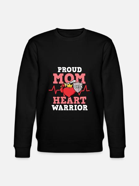 Heart Surgery Gift - Stanley/Stella CHANGER Unisex Organic Sweatshirt - black