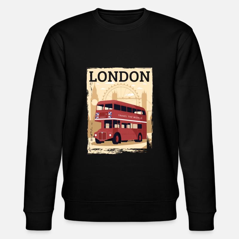 Londres - Sweat bio CHANGER Stanley/Stella Unisexe - noir