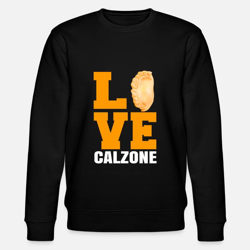 Calzone Pizza Cadeau - Sweat bio CHANGER Stanley/Stella Unisexe - noir