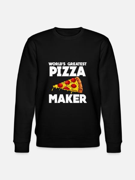 Pizza - Stanley/Stella CHANGER Unisex Organic Sweatshirt - black