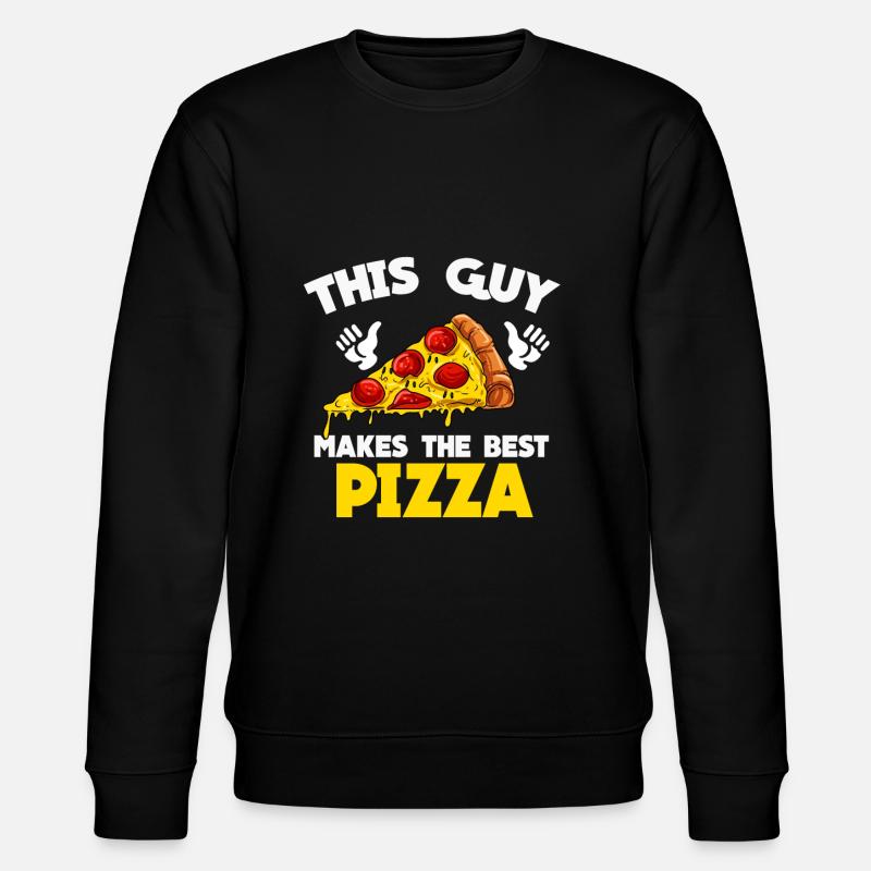 Pizza - Sweat bio CHANGER Stanley/Stella Unisexe - noir