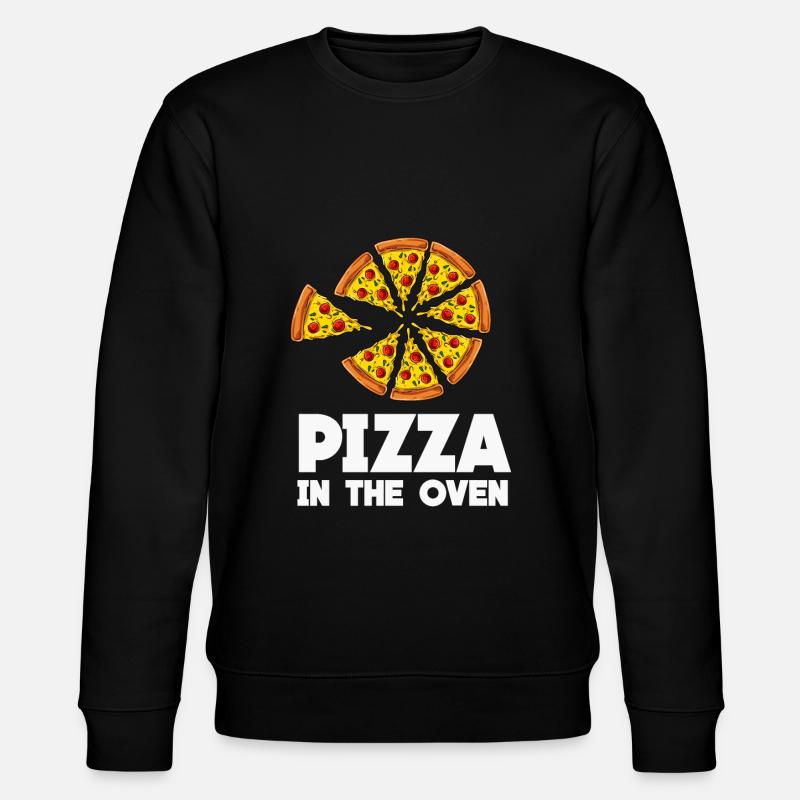 Pizza - Sweat bio CHANGER Stanley/Stella Unisexe - noir