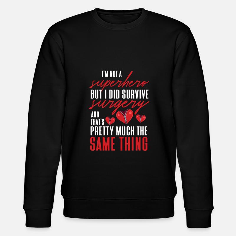 Operation Heart Gift - Stanley/Stella CHANGER Unisex Organic Sweatshirt - black