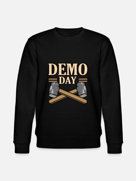 House Destruction Renovation Gift - Stanley/Stella CHANGER Unisex Organic Sweatshirt - black