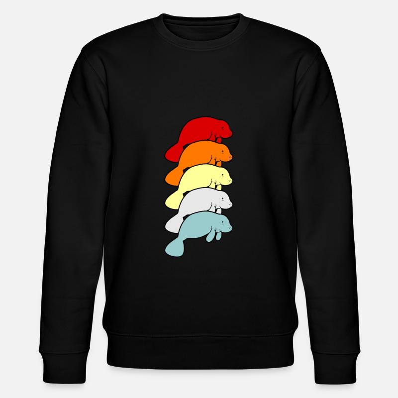 Seekuh - Stanley/Stella Unisex Bio-Sweatshirt CHANGER  - Schwarz