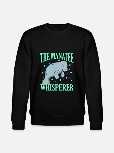 Manatee - Stanley/Stella CHANGER Unisex Organic Sweatshirt - black