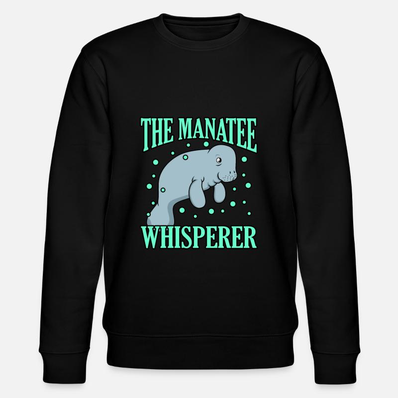 Manatee - Stanley/Stella CHANGER Unisex Organic Sweatshirt - black