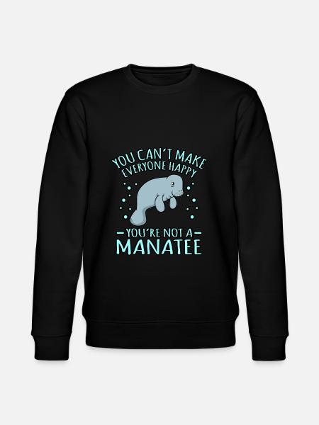 Manatee - Stanley/Stella CHANGER Unisex Organic Sweatshirt - black