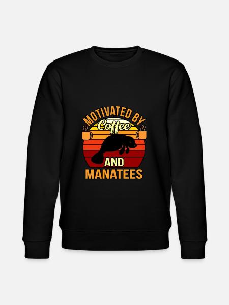 Manatee - Stanley/Stella CHANGER Unisex Organic Sweatshirt - black