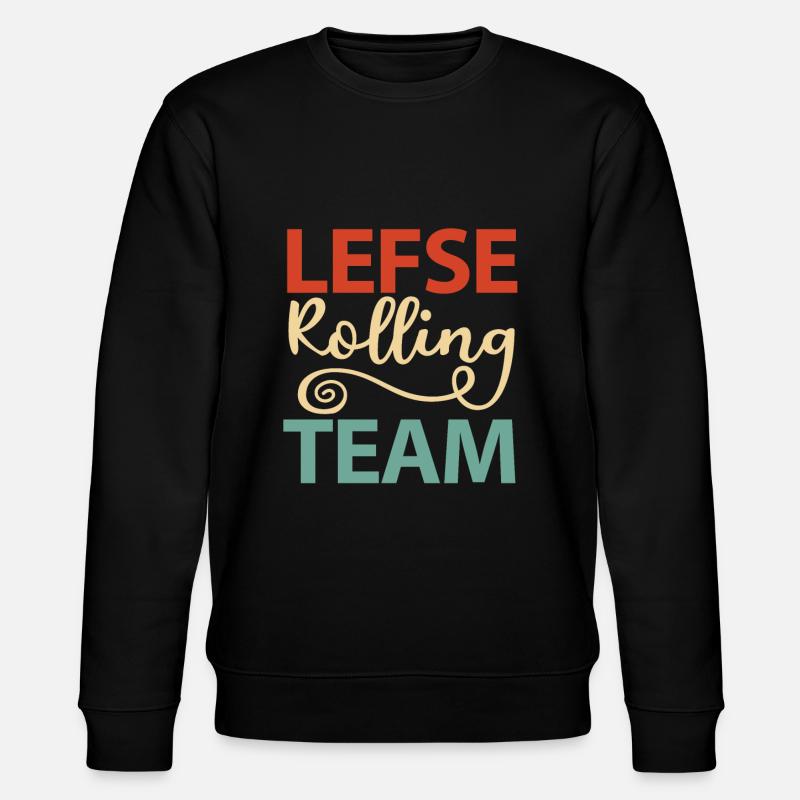 Nourriture norvégienne Lefse - Sweat bio CHANGER Stanley/Stella Unisexe - noir
