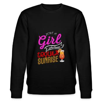 Tequila sunrise - Sweat bio CHANGER Stanley/Stella Unisexe - noir - Devant - Nik (191cm) & Marisol (170cm)