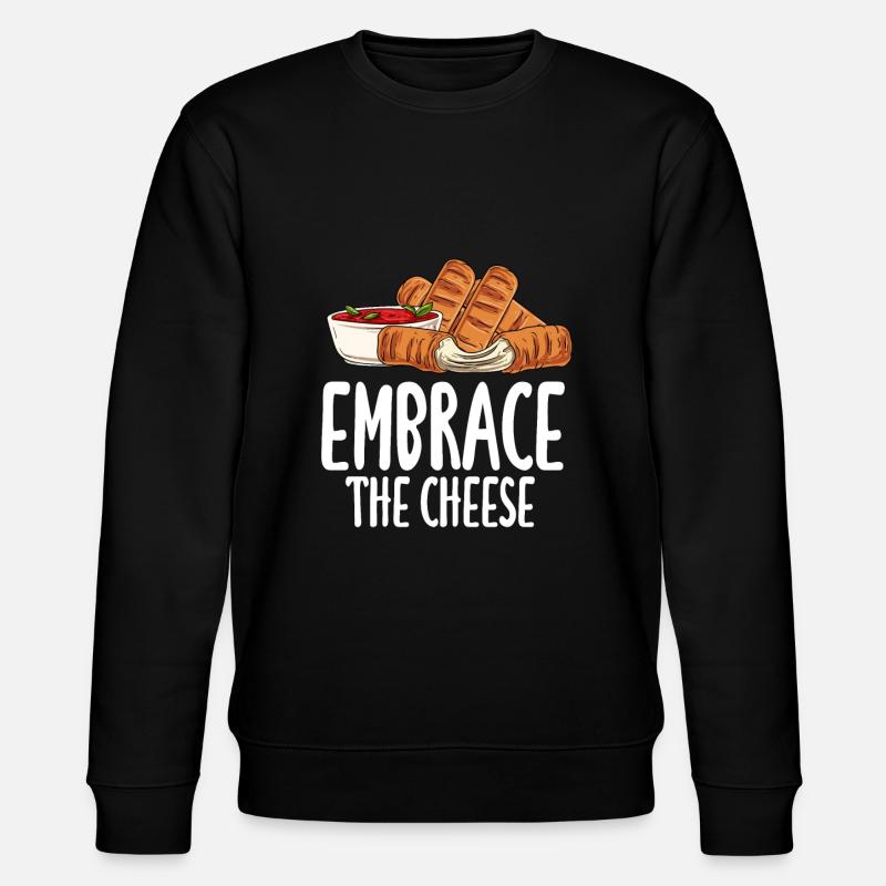 Étreindre le fromage - Sweat bio CHANGER Stanley/Stella Unisexe - noir