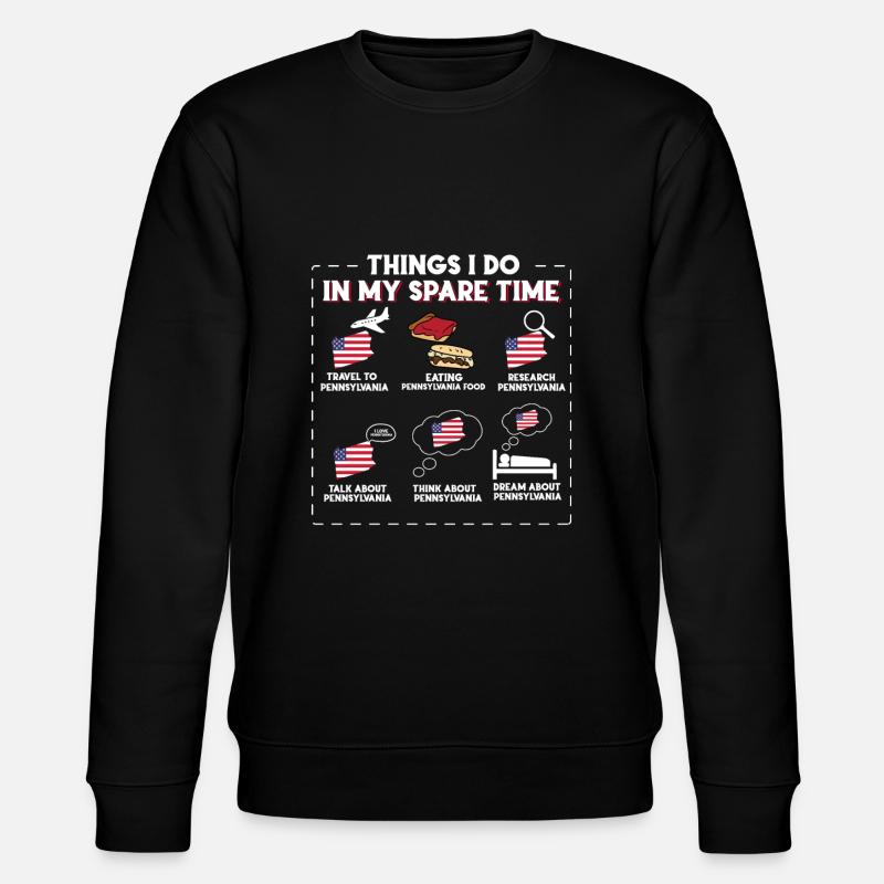 Pennsylvania - Stanley/Stella Unisex Bio-Sweatshirt CHANGER  - Schwarz