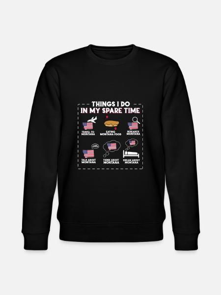 Montana - Stanley/Stella CHANGER Unisex Organic Sweatshirt - black