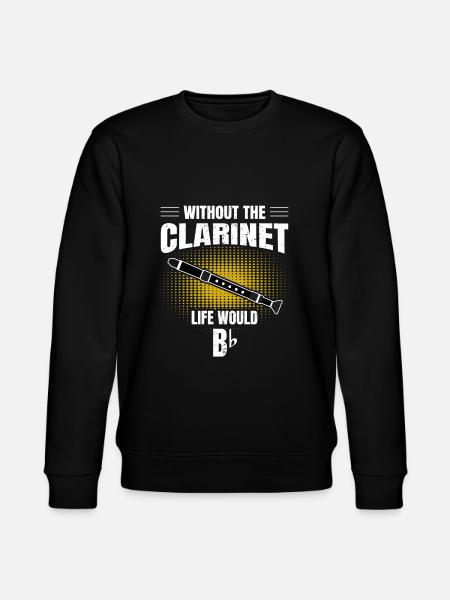 Clarinet - Stanley/Stella CHANGER Unisex Organic Sweatshirt - black