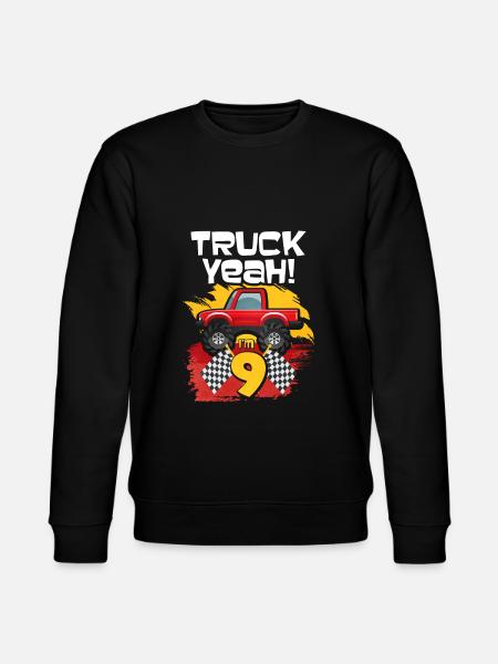 9th birthday - Stanley/Stella CHANGER Unisex Organic Sweatshirt - black