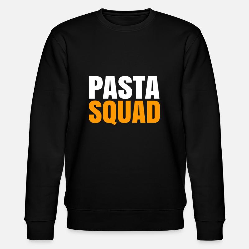Pasta Squad - Stanley/Stella CHANGER Unisex Organic Sweatshirt - black
