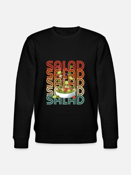 Retro salad - Stanley/Stella CHANGER Unisex Organic Sweatshirt - black