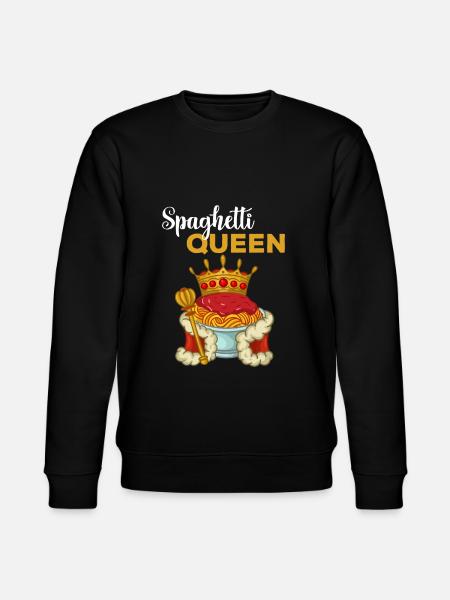 Spghetti Queen - Stanley/Stella CHANGER Unisex Organic Sweatshirt - black