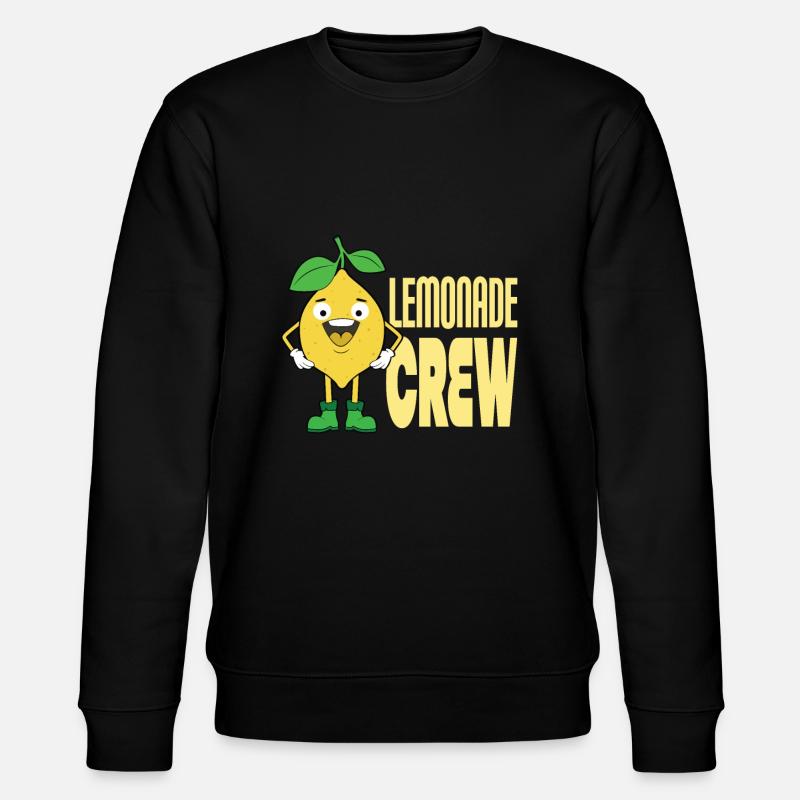 Limonaden-Crew - Stanley/Stella Unisex Bio-Sweatshirt CHANGER  - Schwarz