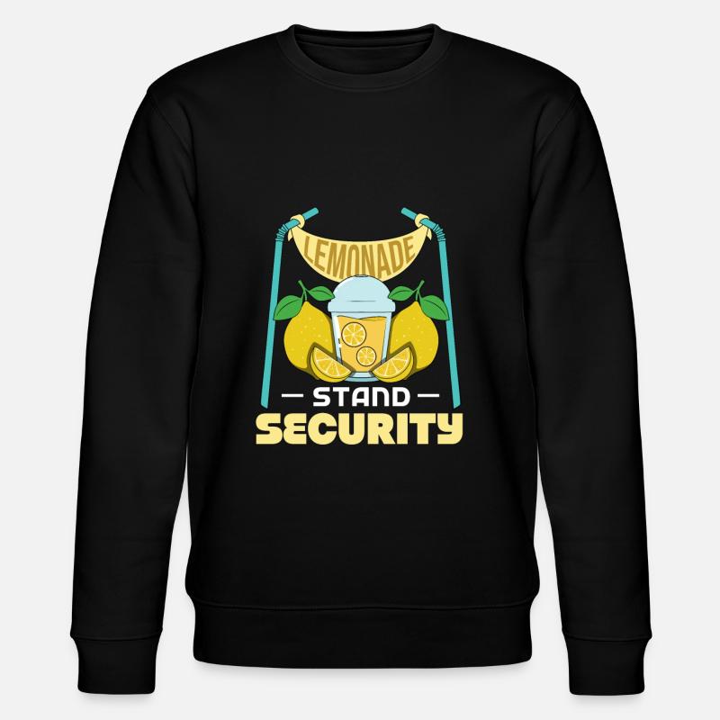 Sécurité du stand de limonade - Sweat bio CHANGER Stanley/Stella Unisexe - noir