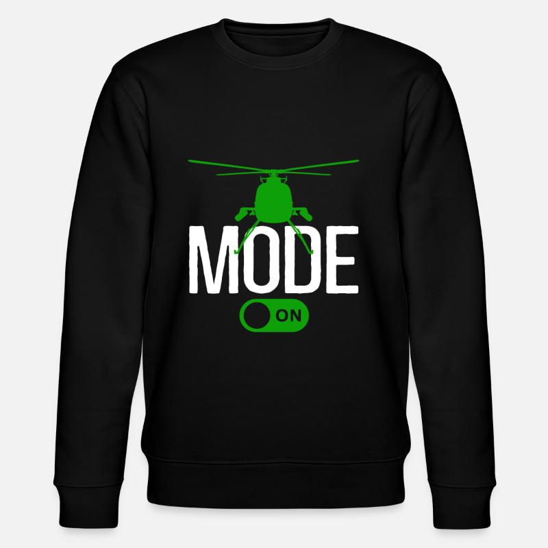 Mode hélicoptère activé - Sweat bio CHANGER Stanley/Stella Unisexe - noir