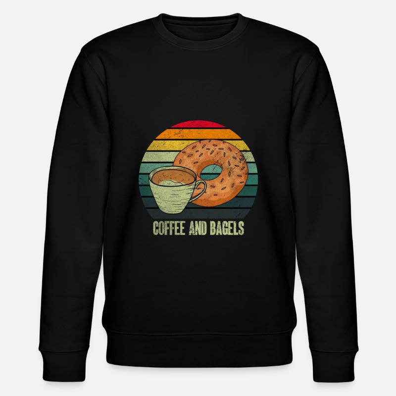 Bagel Cadeau Drôle - Sweat bio CHANGER Stanley/Stella Unisexe - noir