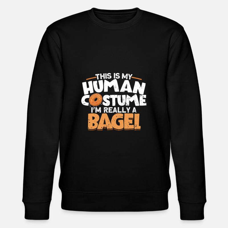 Bagel Cadeau Drôle - Sweat bio CHANGER Stanley/Stella Unisexe - noir