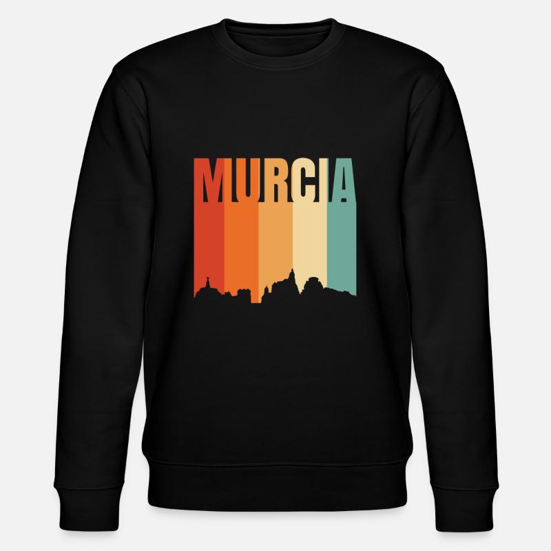 Murcia Spanien Skyline - Stanley/Stella Unisex Bio-Sweatshirt CHANGER  - Schwarz