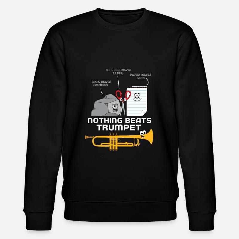 Trompette - Sweat bio CHANGER Stanley/Stella Unisexe - noir