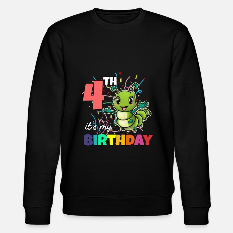 Raupe - Stanley/Stella Unisex Bio-Sweatshirt CHANGER  - Schwarz