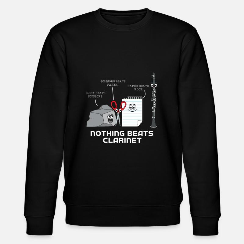 Clarinet - Stanley/Stella CHANGER Unisex Organic Sweatshirt - black