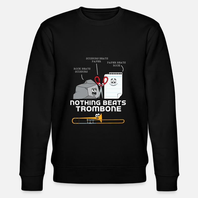 Trombone - Stanley/Stella CHANGER Unisex Organic Sweatshirt - black