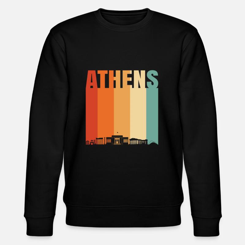 Athènes Grèce Skyline - Sweat bio CHANGER Stanley/Stella Unisexe - noir