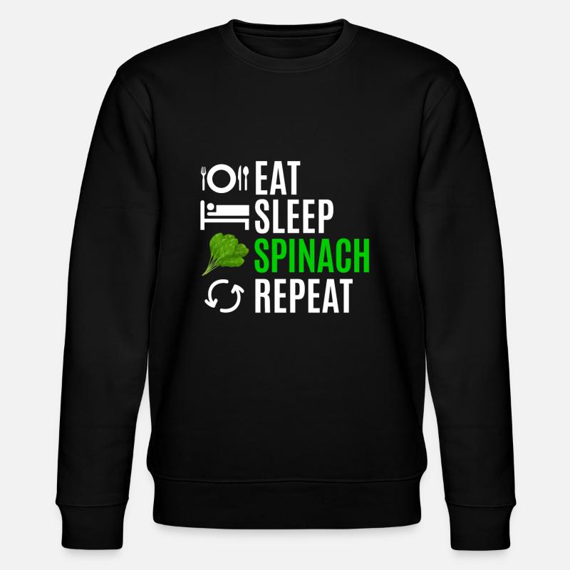 Spinach - Stanley/Stella CHANGER Unisex Organic Sweatshirt - black