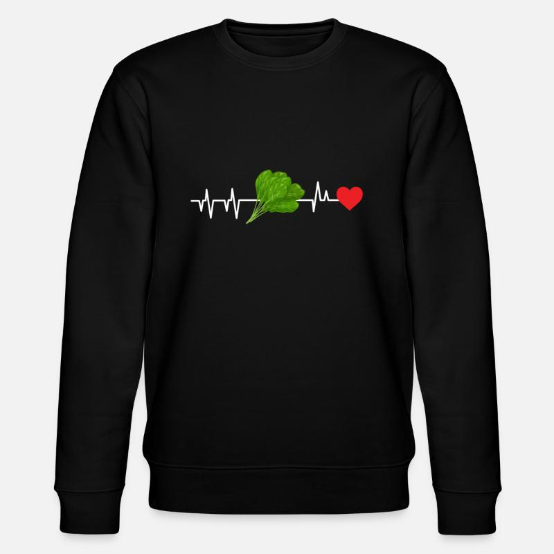 Épinard - Sweat bio CHANGER Stanley/Stella Unisexe - noir