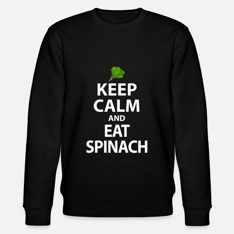 Spinach - Stanley/Stella CHANGER Unisex Organic Sweatshirt - black