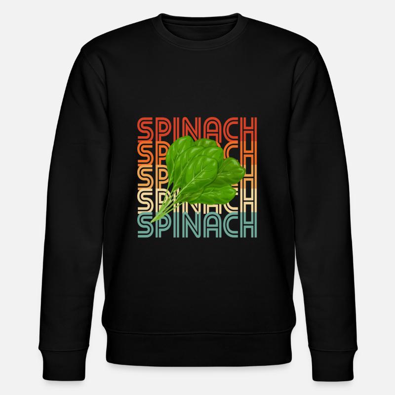 Spinat - Stanley/Stella Unisex Bio-Sweatshirt CHANGER  - Schwarz