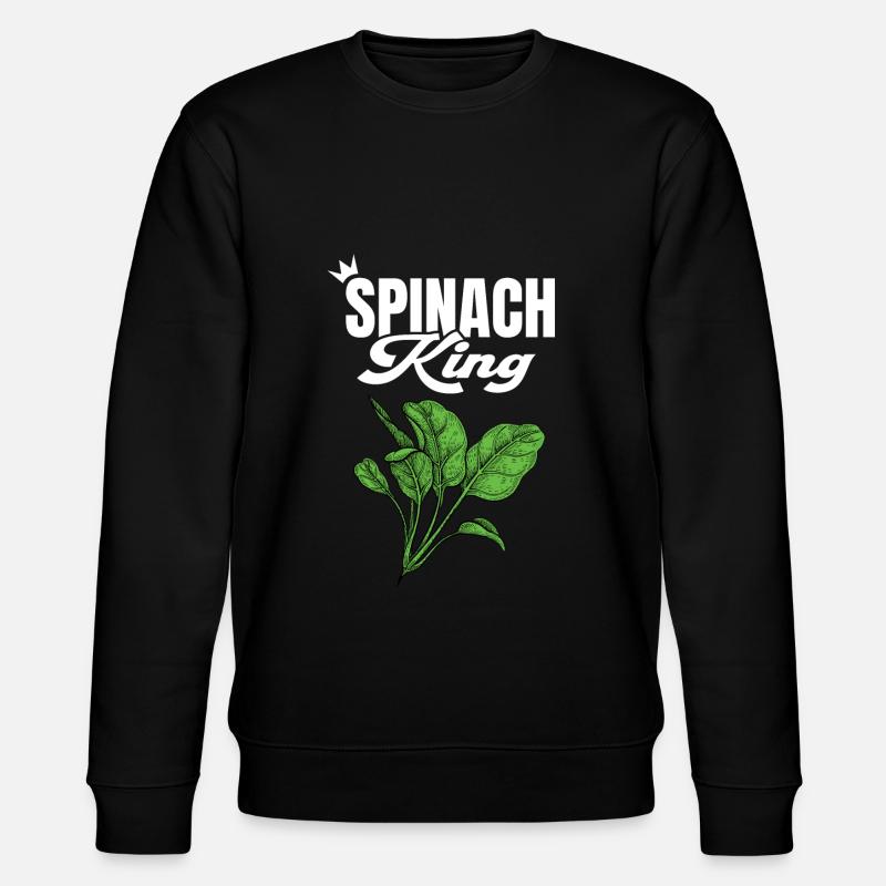 Spinach - Stanley/Stella CHANGER Unisex Organic Sweatshirt - black