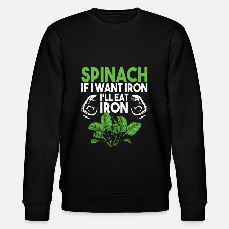 Spinach - Stanley/Stella CHANGER Unisex Organic Sweatshirt - black