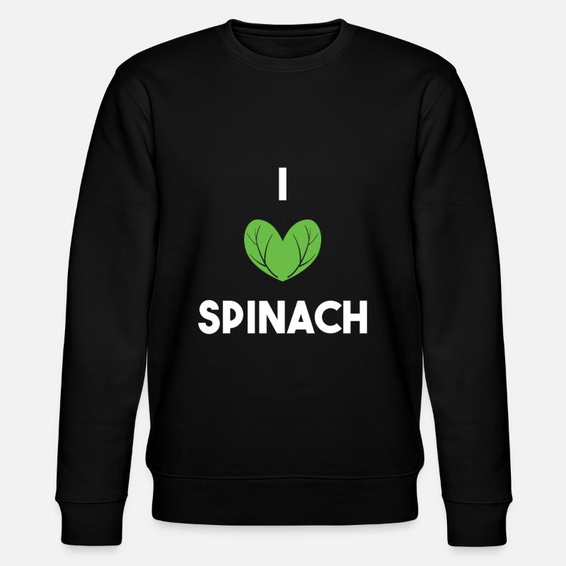 Spinach - Stanley/Stella CHANGER Unisex Organic Sweatshirt - black